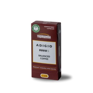 ტუპინამბას ყავის კაფსულა, ევროპული ფორმატი “ADIGIO” 84% არაბიკა